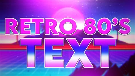 How to make a RETRO 80'S TYPE GRADIENT in Photopea! - YouTube