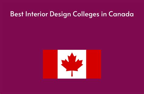 58 Best Interior Design Colleges in Canada - StudyConnexion