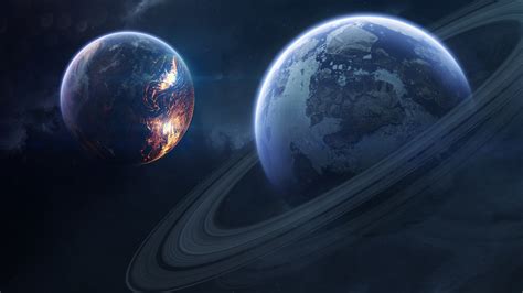 Download wallpaper 3840x2160 saturn, space, planet of rings 4k ...