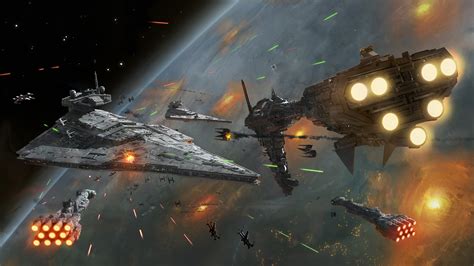 Image result for star wars capital ship battles | Star destroyer, Star ...