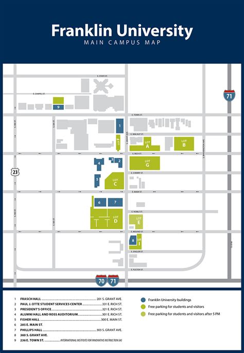 Student Parking Policy | Franklin University