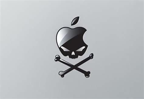 Evil Apple Skull MacBook Sticker | Gadgetsin | Apple logo sticker, Macbook stickers, Cool apple logo