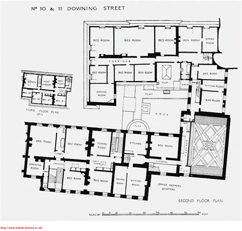 Floorplans of No. 10, Downing Street | Floor plans, How to plan, Luxury ...