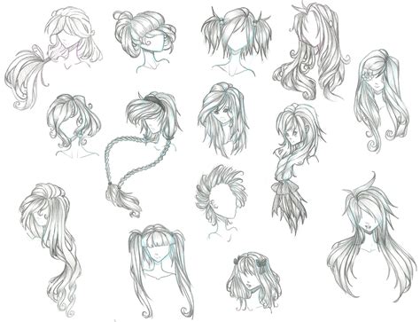 Cute Anime Girl Hairstyles - Wavy Haircut