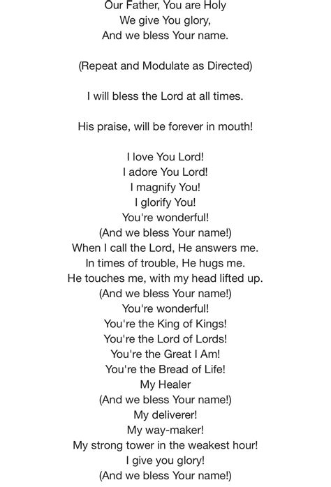 Pin by Evanpaulawwoman on Lyrics | I love you lord, Bless the lord, I ...