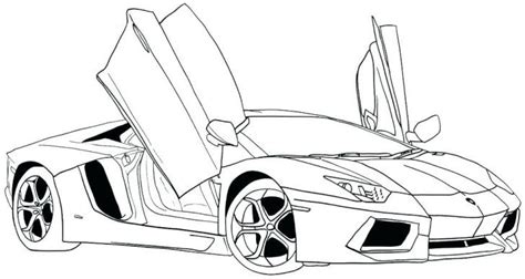 Coloring Pages | Vehicles Lamborghini Coloring Pages