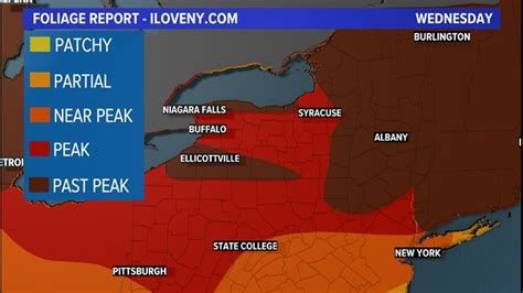 Peak fall colors arrive in Buffalo and New York City | wgrz.com