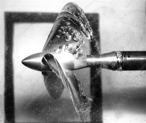 Propeller cavitation - Stock Image - V330/0164 - Science Photo Library