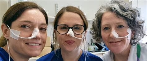 Staff have nasal feeding tubes inserted to find out how it feels for ...