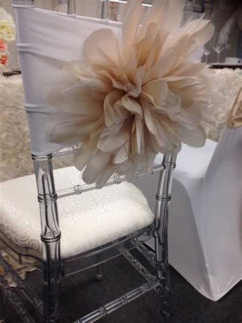 Elegant Flower Chair Decoration