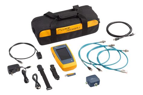 FLUKE NETWORKS, Tester/Probe/1 Remote ID/Patch Cord/Case, LIQ-100-IE ...