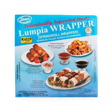 Get Simex Lumpia Wrapper (Individually Separated Sheets) 10" Delivered ...