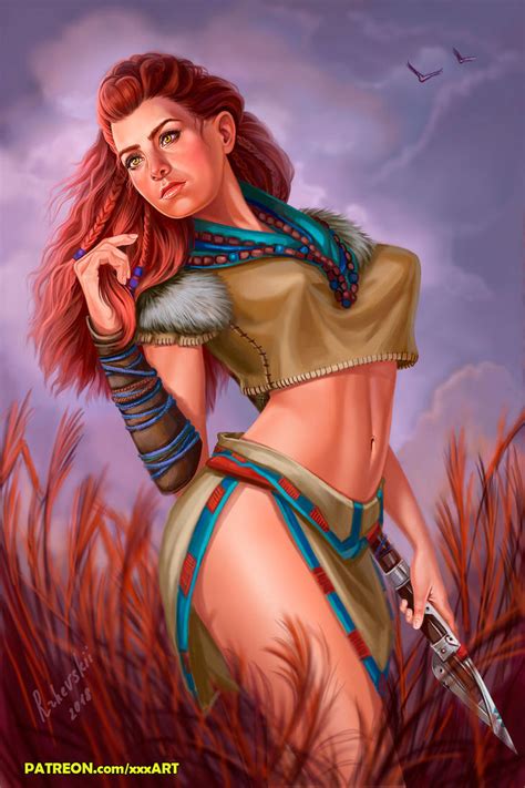 Aloy fanart by rzhevskii on DeviantArt