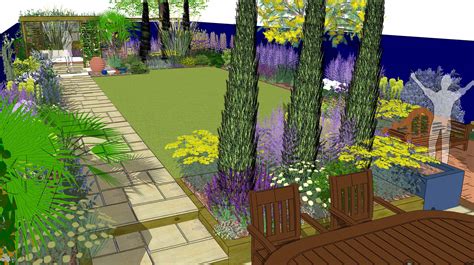 mediterranean garden - Earth Designs Garden Design and Build