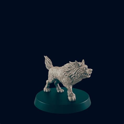 Dnd Miniature Wolf Pack Beasts and Baddies Dungeons and | Etsy