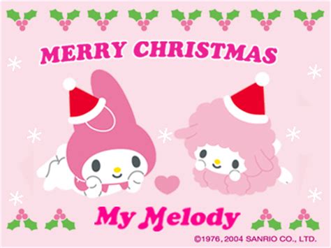 My Melody Christmas e-Card - My Melody Photo (6973643) - Fanpop