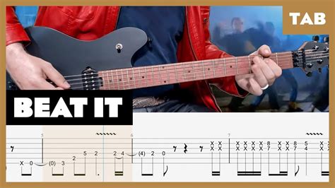 Michael Jackson - Beat It (Eddie Van Halen) - Guitar Tab | Lesson ...