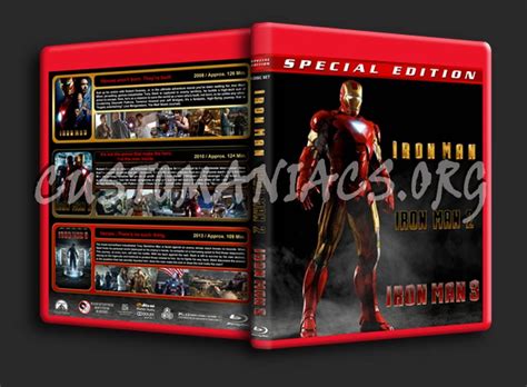 Iron Man Trilogy blu-ray cover - DVD Covers & Labels by Customaniacs ...