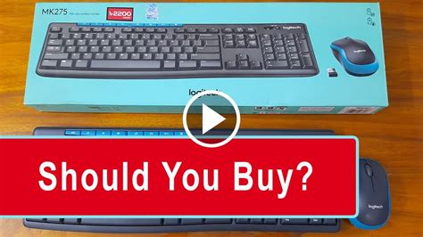 Logitech MK275 Wireless Keyboard and Mouse combo - unboxing and review ...