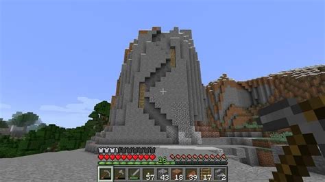 I made some stairs up a mountain | Minecraft gebäude, Gebäude, Treppe