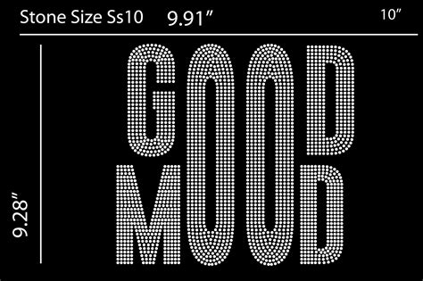 GOOD MOOD, Rhinestone T Shirt Design... Graphic by ashrafulisam64 · Creative Fabrica