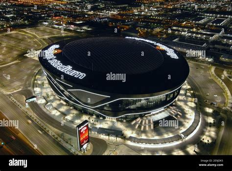 Allegiant stadium aerial view hi-res stock photography and images - Alamy