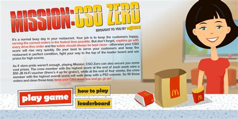 McDonald's Crew Training Game :: Behance