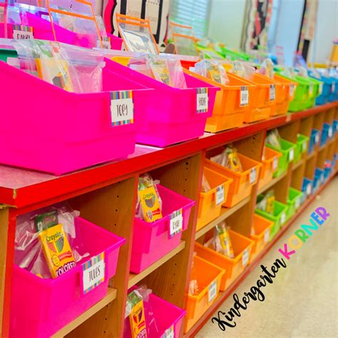 Classroom Organization Ideas for Kindergarten - Kindergarten Korner - A ...