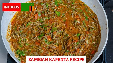 🇿🇲 Zambian Kapenta Recipe | How to Make Kapenta | Zambian Food ...