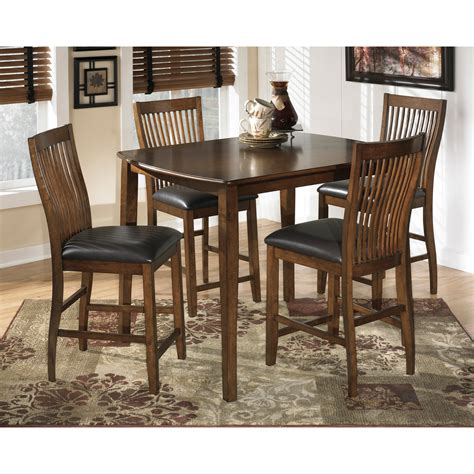 Counter Height Extendable Dining Table Set | donyaye-trade.com