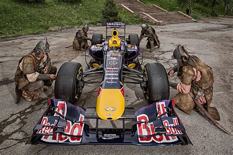 Red Bull RB10 F1 Car in the Wild in Kazakhstan! - GTspirit