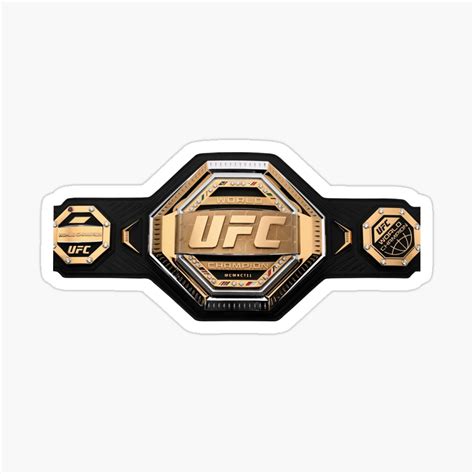 Ultimate Fighting Championship Belt Mma Ufc Classic Real Leather Strap ...