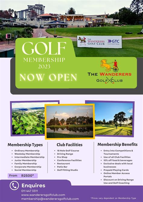 Home :: Wanderers Golf Club :: MyClubAccount