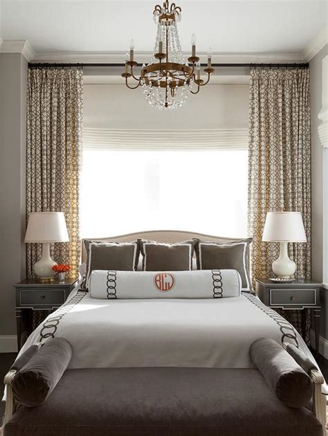 Cream and Brown Bedroom Design - Transitional - Bedroom