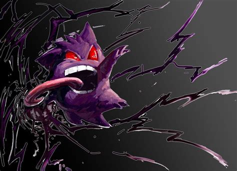 Mega Gengar Wallpapers - Top Free Mega Gengar Backgrounds - WallpaperAccess