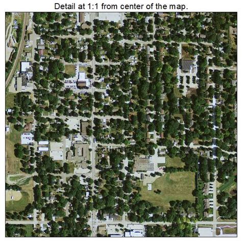 Aerial Photography Map of Sioux Center, IA Iowa