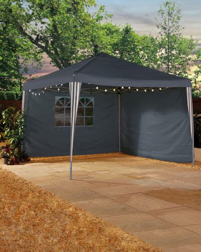 Gardenline Anthracite Pop Up Gazebo - ALDI UK