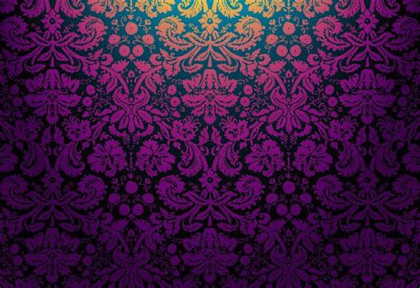 Floral Damask 2 by mia77 on DeviantArt | Gothic background, Damask wallpaper, Desktop wallpaper ...