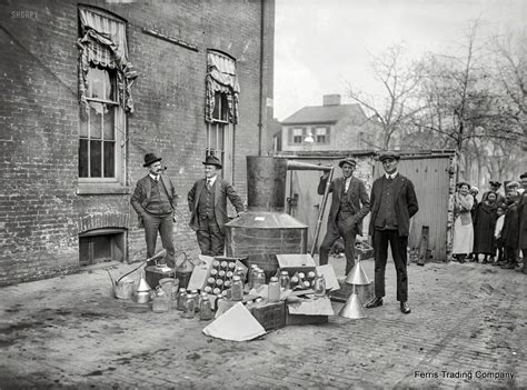 Prohibition Bust Photo 1920s Bootlegging Whiskey Speakeasy Al Capone ...