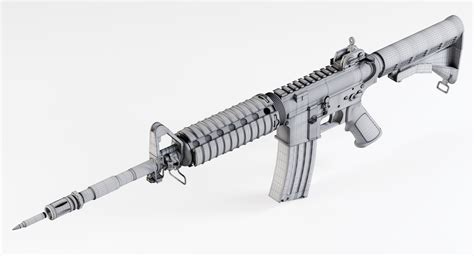 Carbine m4a1 model - TurboSquid 1380854