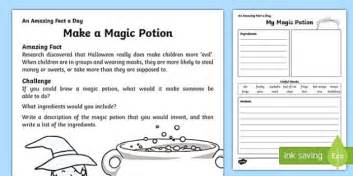 Make a Magic Potion Worksheet / Worksheet, worksheet