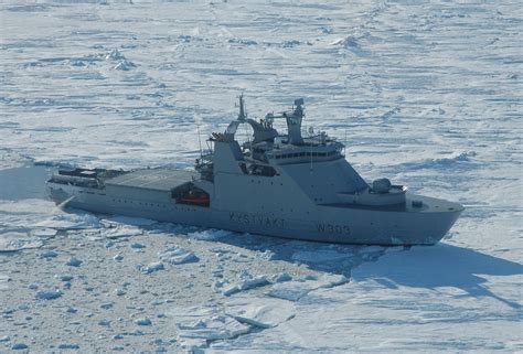 The Norwegian Coast Guard icebreaker and offshore patrol vessel KV ...