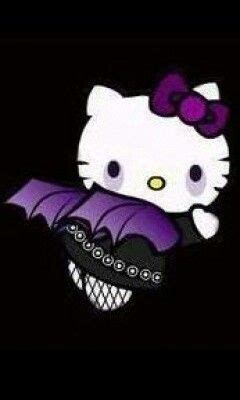 Hello Kitty with vampire wings| goth Hello Kitty| vampire| goth| gothic ...