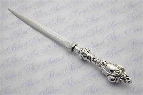 Huge Heavy Ornate Pattern Sterling Silver Letter Opener Birmingham 1901 ...