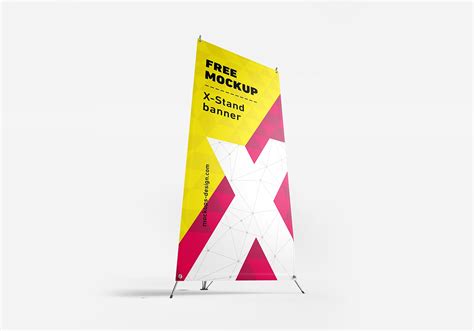 Free X-Banner Mockup PSD