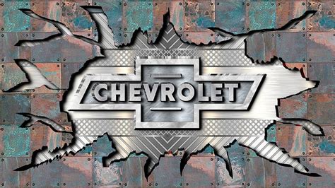 Chevy cracked Steel, Chevrolet logo, Chevrolet, Chevrolet logo, Chevrolet logo Background, HD ...