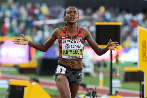 Faith Kipyegon seizes 1,500m world record at Florence Diamond League - Canadian Running Magazine ...