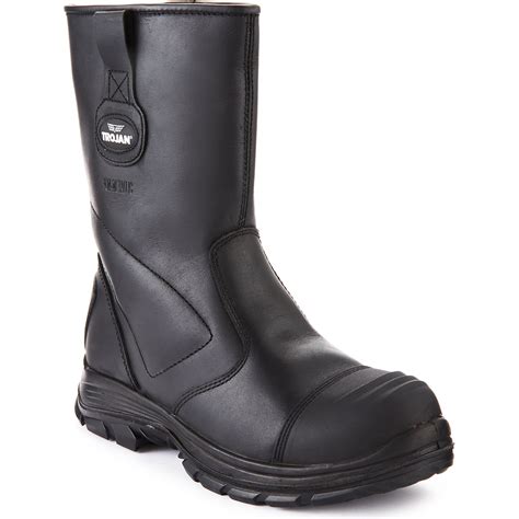 TROJAN Orion Black S3 Rigger Boots | Trojan | Safety Rigger Boots ...