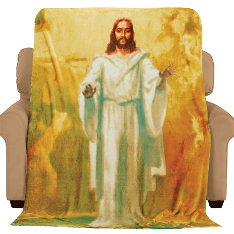 Large Jesus Christ Religious Soft Plush Throw Blanket - Walmart.com