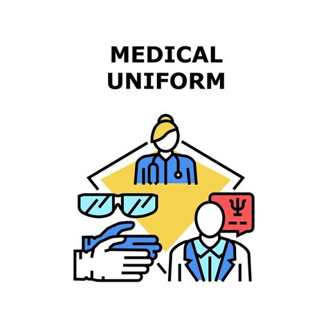 Medical Uniform Vector Concept Color Illustration 9906487 Vector Art at Vecteezy